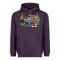 Plum tx texas Heavyweight Hoodie - NancyCooperArtShop