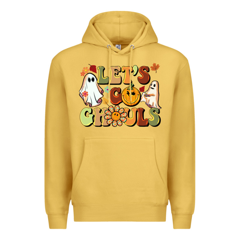 Halloween Lets Go Ghouls Premium Hoodie by BarkalooDesign | Teevron