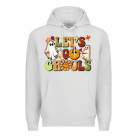 Dove Grey halloween lets go ghouls Premium Hoodie - BarkalooDesign