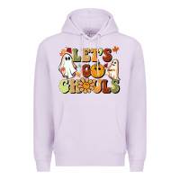 Lilac halloween lets go ghouls Premium Hoodie - BarkalooDesign