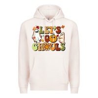 Pale Pink halloween lets go ghouls Premium Hoodie - BarkalooDesign