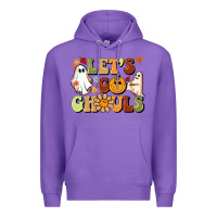 Purple halloween lets go ghouls Premium Hoodie - BarkalooDesign