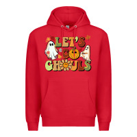 Red halloween lets go ghouls Premium Hoodie - BarkalooDesign