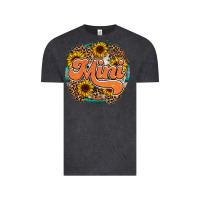 Vintage Black mini western Vintage Tee - RacoonDesign