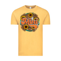 Vintage Mustard mini western Vintage Tee - RacoonDesign