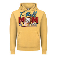 Vintage Mustard t ball mom Vintage Hoodie - Zillion Design Studio