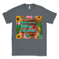 Charcoal Heather raised 90's country guitar cactus sunflower's Classic Tee - Artiststas
