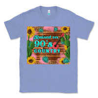 Colony Blue raised 90's country guitar cactus sunflower's Classic Tee - Artiststas