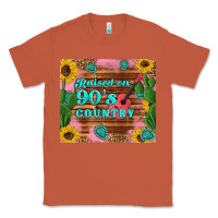 Copper raised 90's country guitar cactus sunflower's Classic Tee - Artiststas