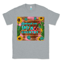 Heather Grey raised 90's country guitar cactus sunflower's Classic Tee - Artiststas