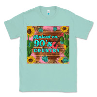 Seafoam raised 90's country guitar cactus sunflower's Classic Tee - Artiststas