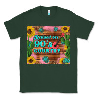 Sports Green raised 90's country guitar cactus sunflower's Classic Tee - Artiststas
