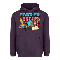 Plum teacher crew Heavyweight Hoodie - NancyCooperArtShop
