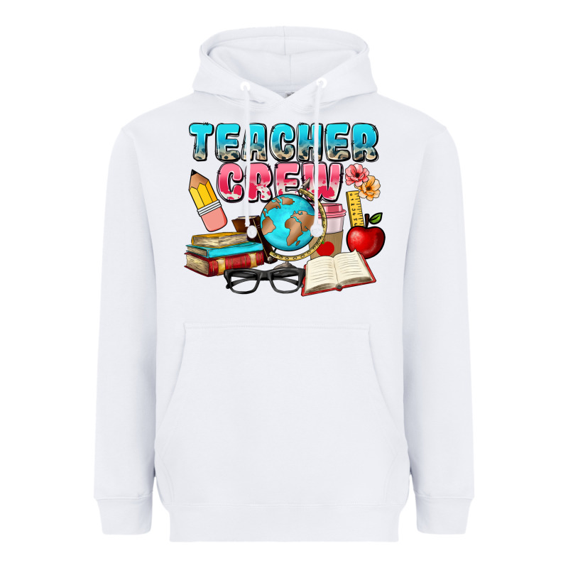 Teacher Crew Heavyweight Hoodie by NancyCooperArtShop | Teevron