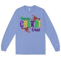 Colony Blue happy mardi gras with lobster Long Sleeve Tee - AdoDesignShop