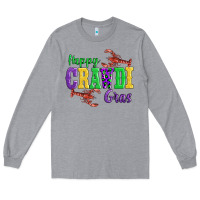 Heather Grey happy mardi gras with lobster Long Sleeve Tee - AdoDesignShop