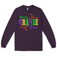Plum happy mardi gras with lobster Long Sleeve Tee - AdoDesignShop