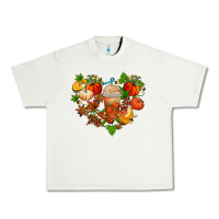 Pistachio fall pumpkin heart Urban Heavy Tee - AdoDesignShop