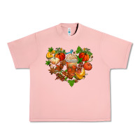 Salmon fall pumpkin heart Urban Heavy Tee - AdoDesignShop