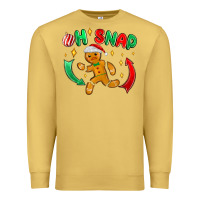 Antique Gold oh snap with gingerbread Premium Sweatshirt - MaliasSmallBusiness
