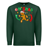 Sports Green oh snap with gingerbread Premium Sweatshirt - MaliasSmallBusiness