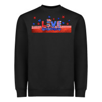 Black love america gnome libbey cup Heavyweight Sweatshirt - HRA Design Shop