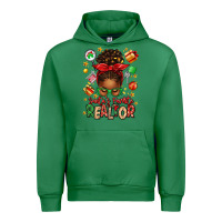 Emerald santas favorite realtor messy bun Urban Hoodie - texasbilliewilder
