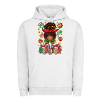 Pigment Lunar Rock santas favorite realtor messy bun Urban Hoodie - texasbilliewilder