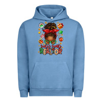 Pigment Pebble Blue santas favorite realtor messy bun Urban Hoodie - texasbilliewilder