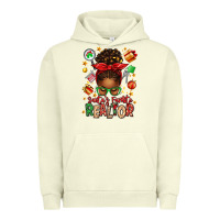 Pigment Pistachio santas favorite realtor messy bun Urban Hoodie - texasbilliewilder