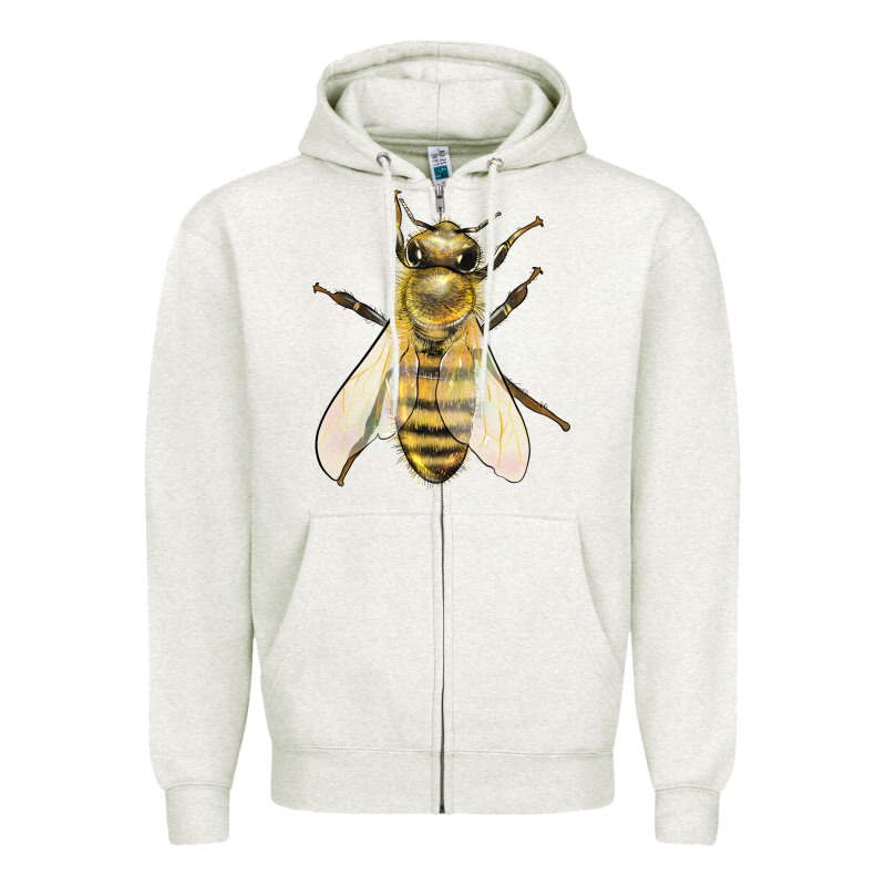 Bee Zipper Hoodie by LillyAllenDesigns | Teevron