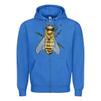 True Royal Bee Zipper Hoodie - LillyAllenDesigns