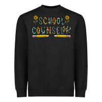 Black school counselor Heavyweight Sweatshirt - CowhideDigitalArt