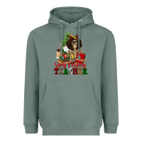Sage very merry teacher skeleton Heavyweight Hoodie - NancyCooperArtShop