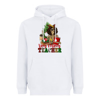 White very merry teacher skeleton Heavyweight Hoodie - NancyCooperArtShop
