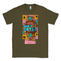 Army Green cowgirls don't crty boots hat sunflowers 12 oz can cooler  (slim) Classic Tee - Artiststas