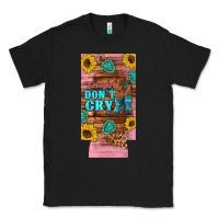 Black cowgirls don't crty boots hat sunflowers 12 oz can cooler  (slim) Classic Tee - Artiststas