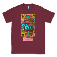 Burgundy cowgirls don't crty boots hat sunflowers 12 oz can cooler  (slim) Classic Tee - Artiststas