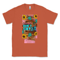 Copper cowgirls don't crty boots hat sunflowers 12 oz can cooler  (slim) Classic Tee - Artiststas