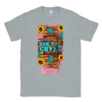 Heather Grey cowgirls don't crty boots hat sunflowers 12 oz can cooler  (slim) Classic Tee - Artiststas