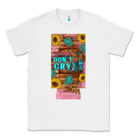 White cowgirls don't crty boots hat sunflowers 12 oz can cooler  (slim) Classic Tee - Artiststas