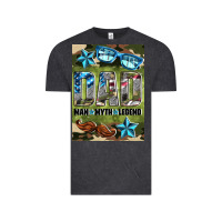 Vintage Black dad man myth legend air freshener Vintage Tee - HRA Design Shop