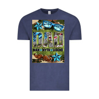 Vintage Denim dad man myth legend air freshener Vintage Tee - HRA Design Shop