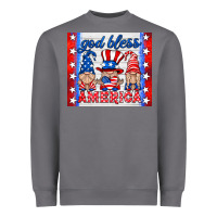 Storm god bless America gnomes Heavyweight Sweatshirt - HRA Design Shop