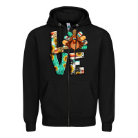 Black love thanksgiving Zipper Hoodie - Jasminsmagicworld