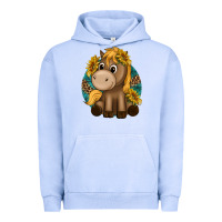 Pigment Grape Ice cute baby horse amd sunflowers Urban Hoodie - texasbilliewilder