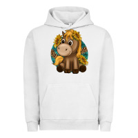 Pigment Lunar Rock cute baby horse amd sunflowers Urban Hoodie - texasbilliewilder