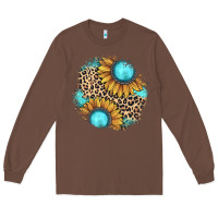 Chestnut gemstone leopard patch Long Sleeve Tee - JahusDesignShop