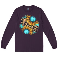 Plum gemstone leopard patch Long Sleeve Tee - JahusDesignShop