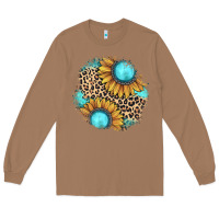 Toasted Coconut gemstone leopard patch Long Sleeve Tee - JahusDesignShop